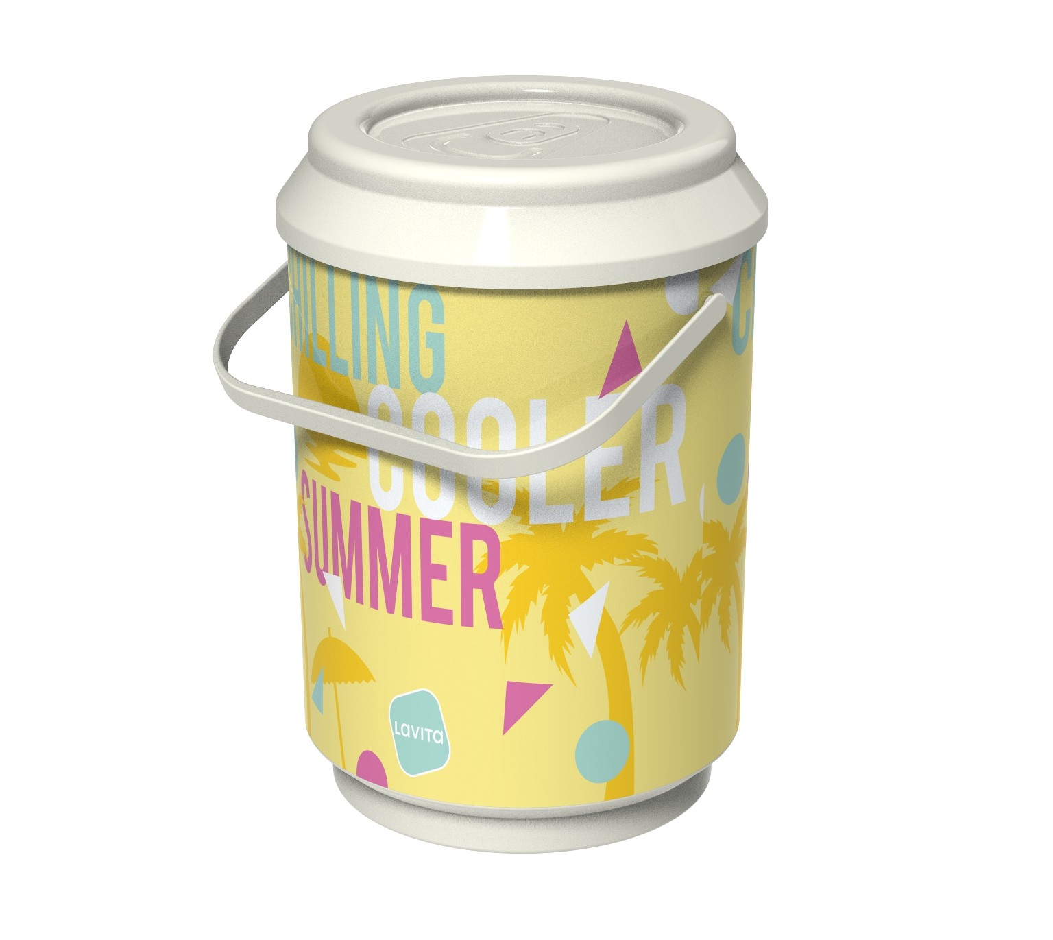 Cooler 10 latas Summer Branco 